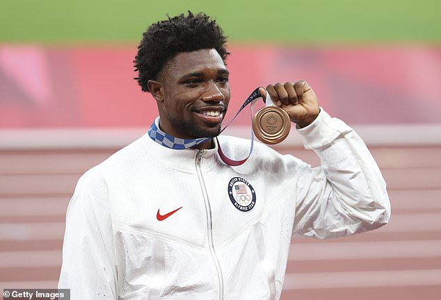 Lyles revealed the bronze medal he won in the 200m at the Tokyo Olympics still pains him