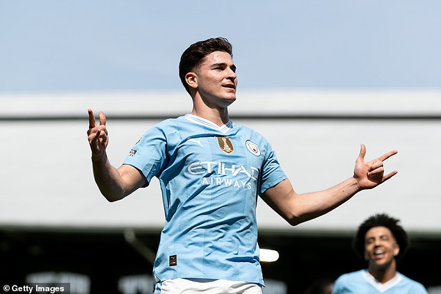 Julian Alvarez has insisted he is happy at Man City following Pep Guardiola's comments