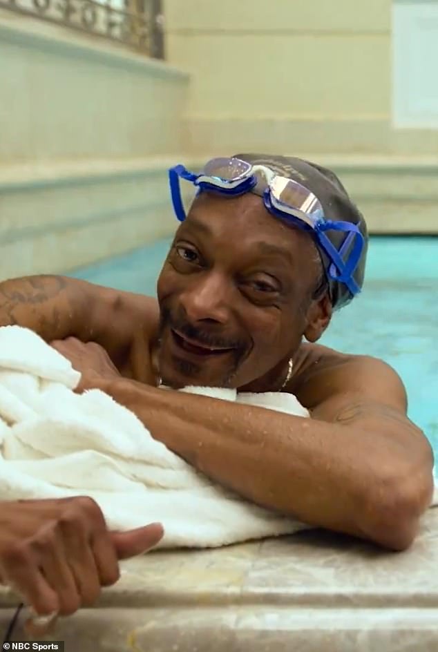 Snoop Dogg received a swimming lesson from Michael Phelps in a hilarious segment on NBC