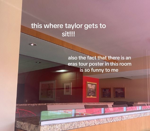 A fan first made the observation during a stadium tour of the home of the Chiefs