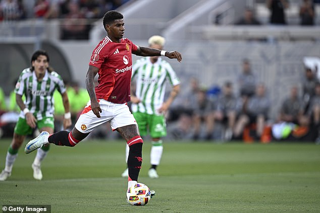 Marcus Rashford set United on their way by scoring from the penalty spot in the 18th minute