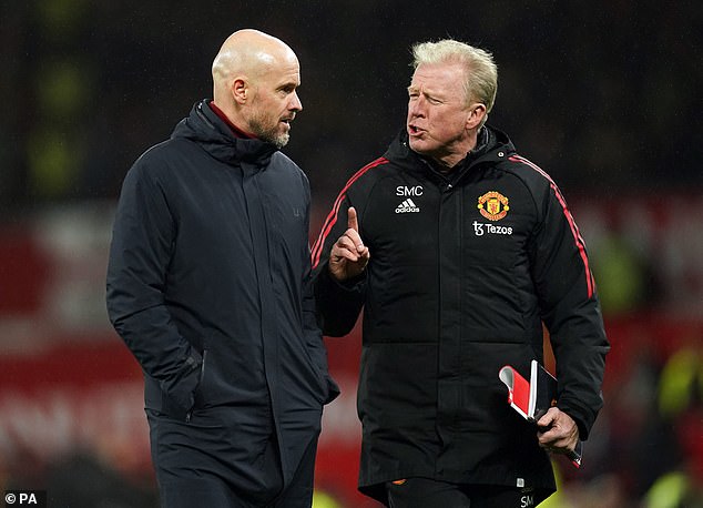 Erik ten Hag (left) has broken his silence over Steve McClaren's departure from Man United