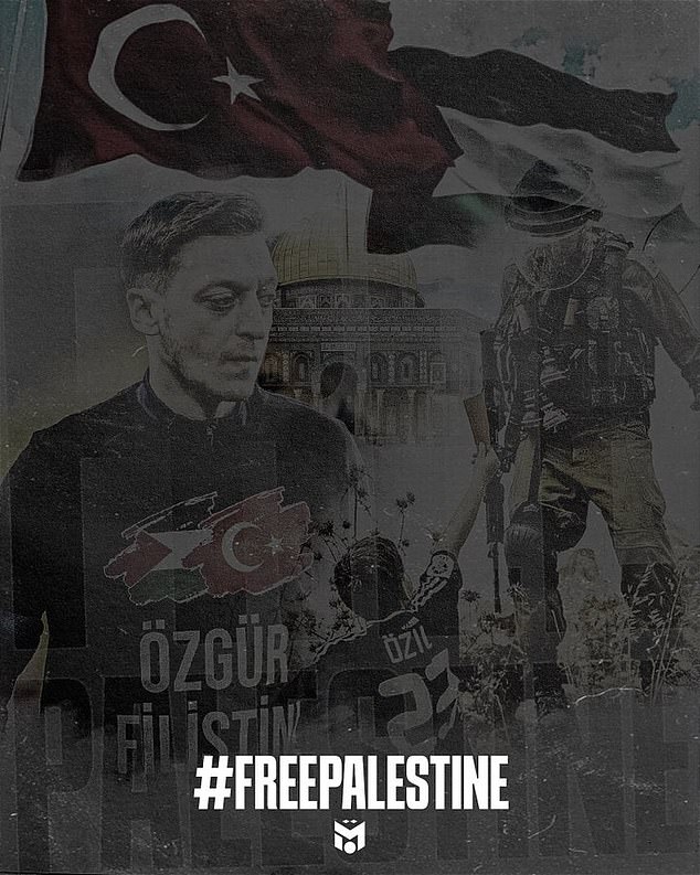 The former player has previously pledged his support to Palestine in Instagram and X posts