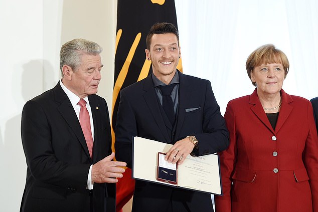 As a member of Germany's 2010 World Cup-winning squad, Ozil was awarded the Silver Laurel Leaf that year