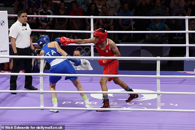 Carini was hit twice in the opening round before abandoning the contest after 46 seconds