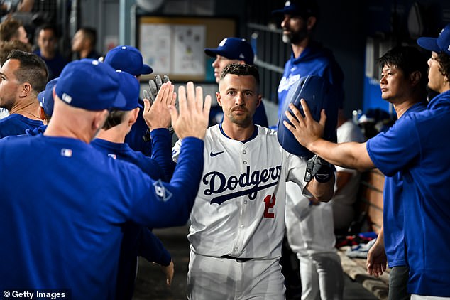 The Dodgers are leading the National League West with a 63-46 record