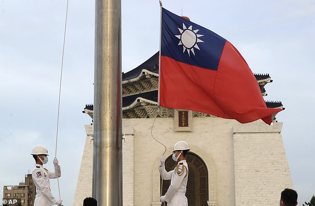 While the Taiwanese flag flies on the island itself, it is banned from this summer's Games
