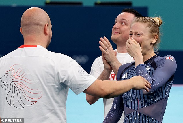 Bryony Page has won a sensational gold in the women's trampolining at the Paris Olympics
