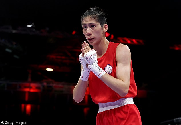 Lin won her opening bout in the women's featherweight boxing event on Friday