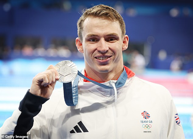 Ben Proud adds another silver medal to Team GB's haul in the 50m freestyle.