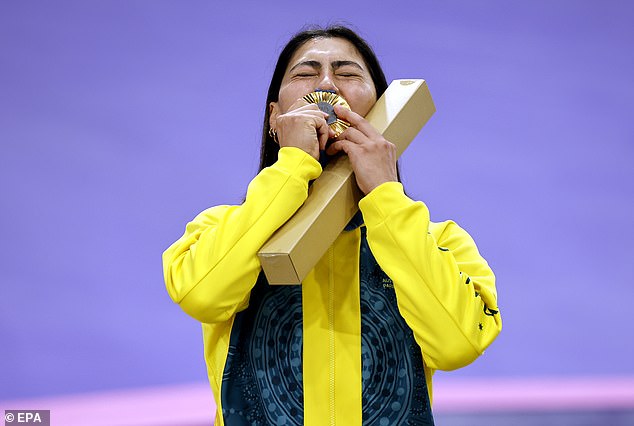Sakakibara expressed herself with several celebratory expletives during her historic win