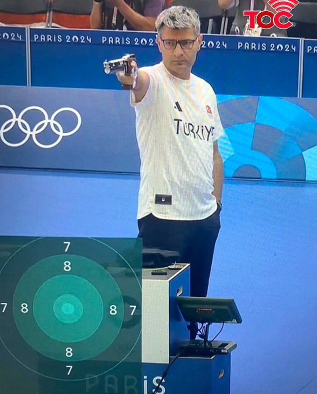 Yusuf Dikec - a Turkish air pistol competitor - has the internet joking about his relaxed pose