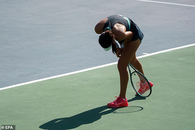 Raducanu turned down the chance to compete in the Olympics with Team GB but did well to reach the last eight in Washington