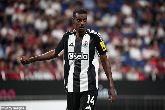 Newcastle has reportedly informed Arsenal that Alexander Isak is not available for transfer this summer.