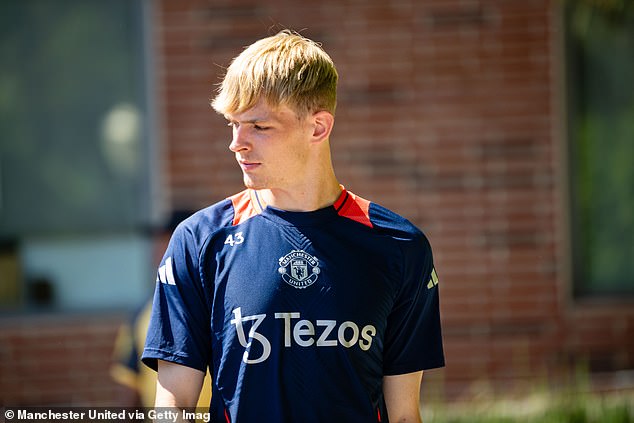 Toby Collyer stood out in United’s first pre-season friendly against Rosenborg and was rewarded with a start in the second game against Rangers and against Arsenal in LA