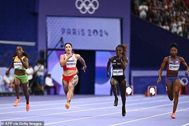 The 27-year-old failed to make the final of the women's 100m final after safely navigating the first round