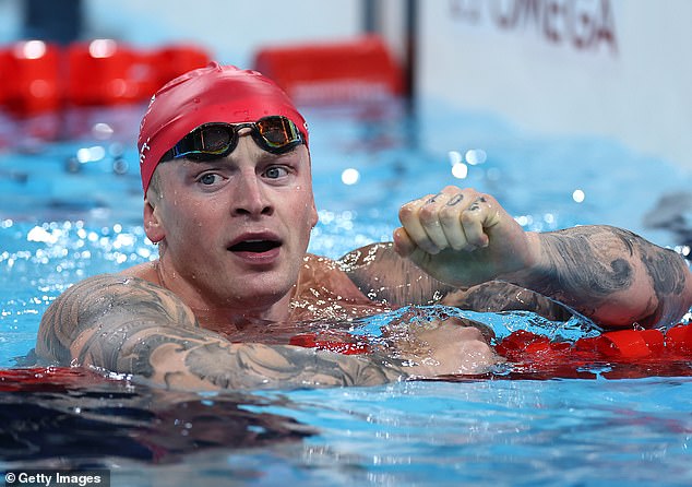 A Great Britain team including Adam Peaty narrowly missed out on a medal in the 4x100m medley relay