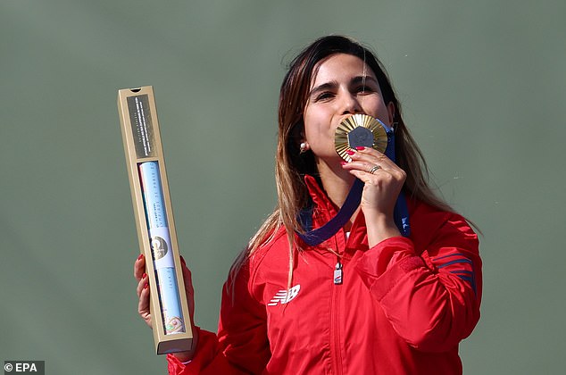 Francisca Crovetto Chadid made history as the first woman from Chile to clinch an Olympic gold medal