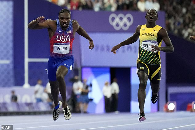 He narrowly defeated Jamaica's Kishane Thompson in Paris with a time of 9.79 seconds
