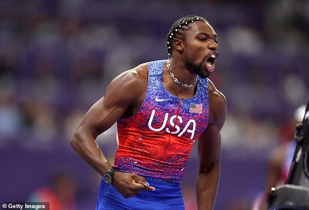 Noah Lyles, the first American in two decades to win the men's 100M final on Sunday