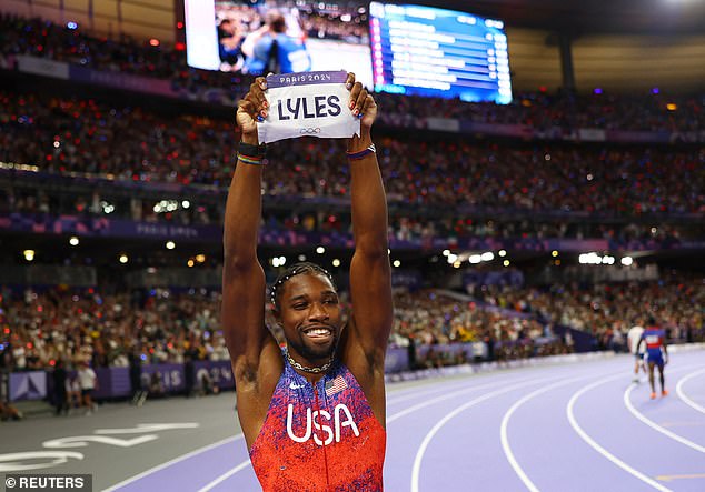 The USA star was full of confidence before the race and he managed to secure glory