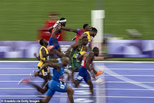 Olympic fans have been left baffled by Noah Lyles's dramatic victory in the 100 metres final