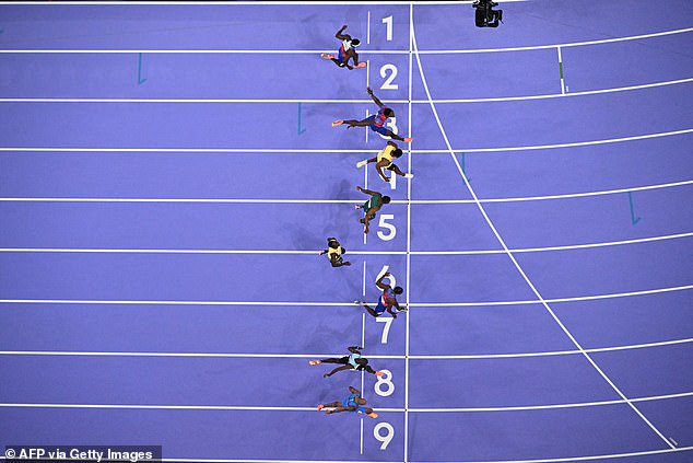 Lyles won by five thousandths of a second as he managed to claim his first Olympic gold
