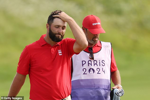 Jon Rahm failed to win Olympic gold on Sunday after suffering a late collapse in Paris