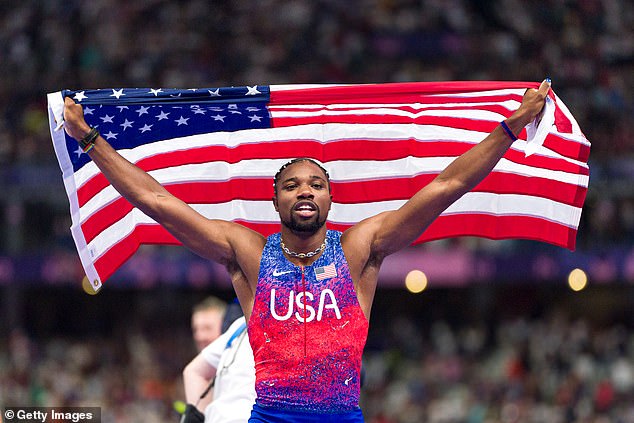 American superstar Noah Lyles took the gold medal after fending off Kishane Thompson