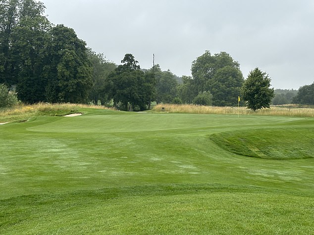 The lush greens of The Grove were a joy to play, the whole course is in perfect condition