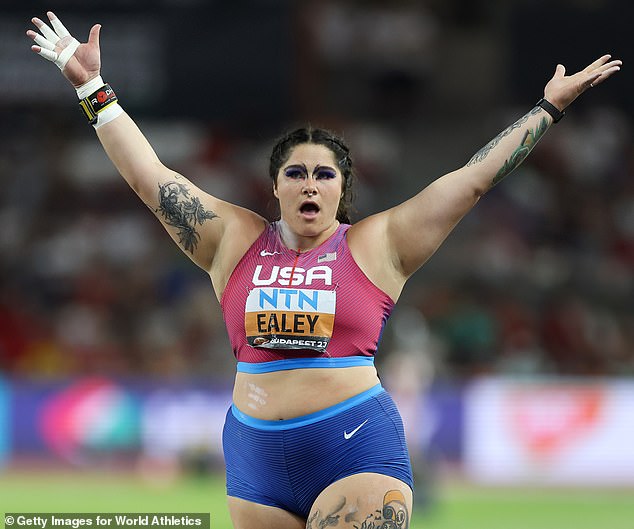 Team USA shot putter Chase Jackson was overwhelmed with emotion upon realizing her uniform was not her size