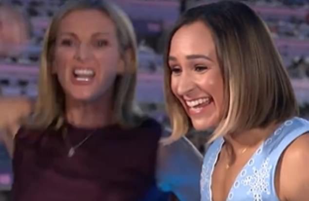 Gabby Logan and Jessica Ennis-Hill were among those cheering on Keely Hodgkinson tonight