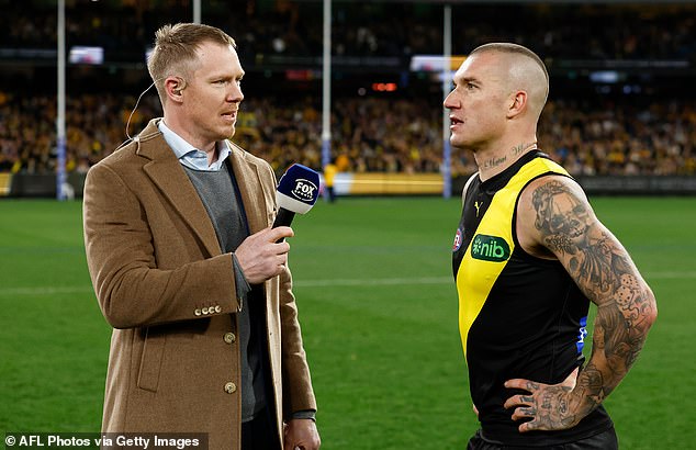 Former teammate and good mate Jack Riewoldt has already made the switch to the media