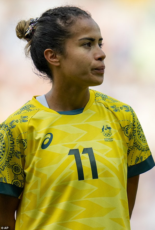 Tom Sermanni criticizing the current players, urging them to 'simply perform their roles' (pictured, Mary Fowler at the Paris Olympics)
