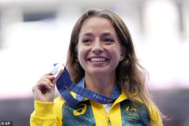 Australia's Jemima Montag triumphed over challenging conditions to win bronze in the women's race walk during the Paris Olympics