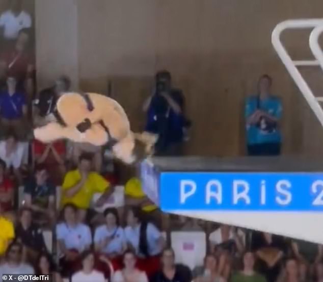 Italian diver Maia Biginelli came within a whisker of smashing her head against the platform
