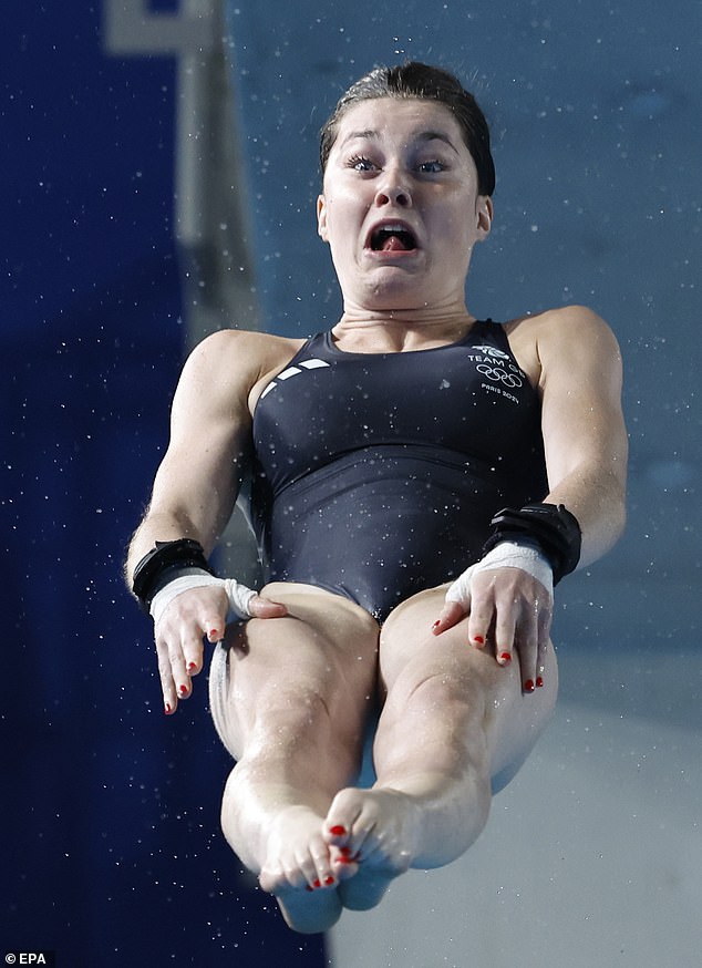 Andrea Spendolini-Sirieix qualified for today's final in third behind China's synchro champions