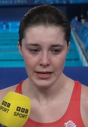 A tearful Andrea Spendolini-Sirieix bravely admits she 'didn't want to be alive three years ago' just moments after agonisingly missing out on a medal in the women's 10m platform final