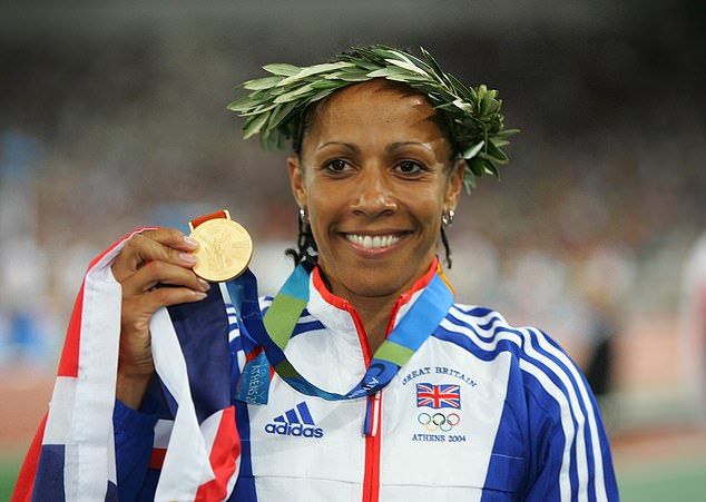 Holmes achieved double Olympic gold in track events at the 2004 Olympics