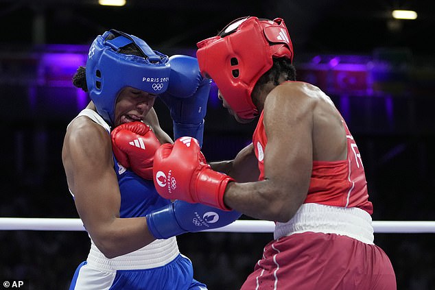 The significance of her winning that 75kg quarter-final bout only became clear to her upon stepping into the mixed zone where journalists clamoured to get their questions
