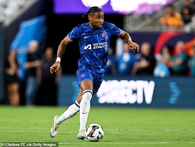 Christopher Nkunku was a constant threat throughout the match