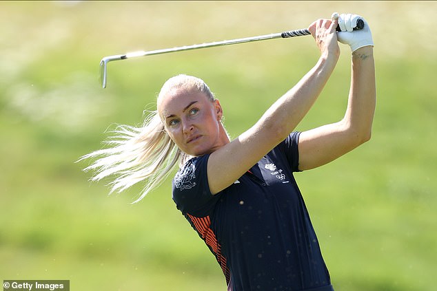 Golfer Charley Hull (featured) will participate in the women's golf event at Le Golf National today