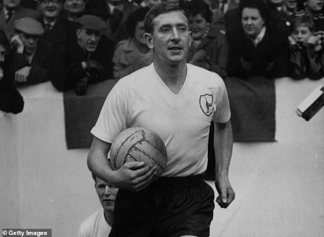 Danny Blanchflower captained Spurs in 1961, regarded as the tactical mind of the team.