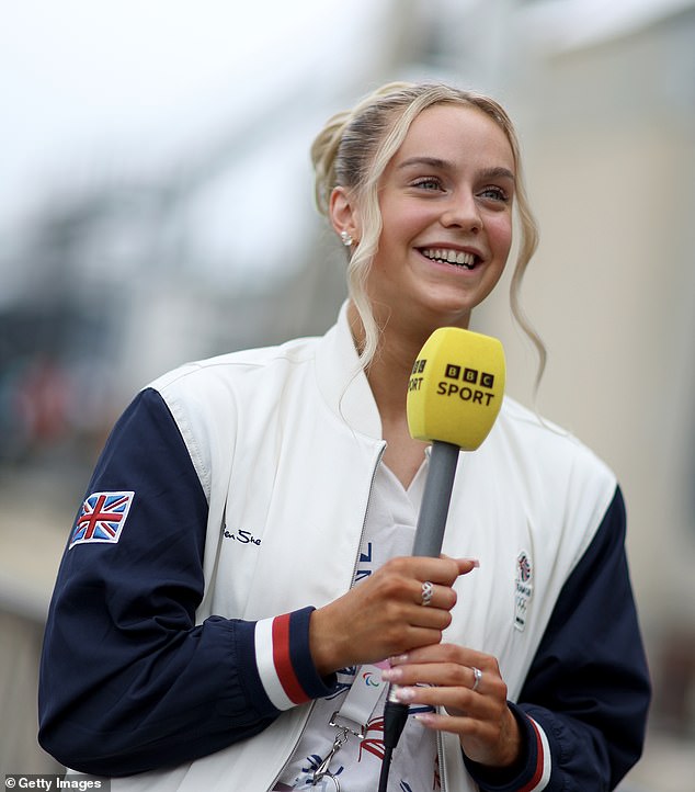 Kate Shortman discusses the physical and mental strains of artistic swimming just before the competition begins.