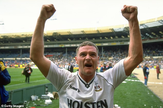 Paul Gascoigne was a dynamic player who led Spurs to the 1991 FA Cup final.