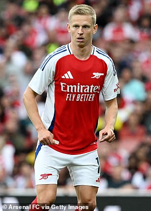 Rumors suggested Zinchenko could be leaving the club