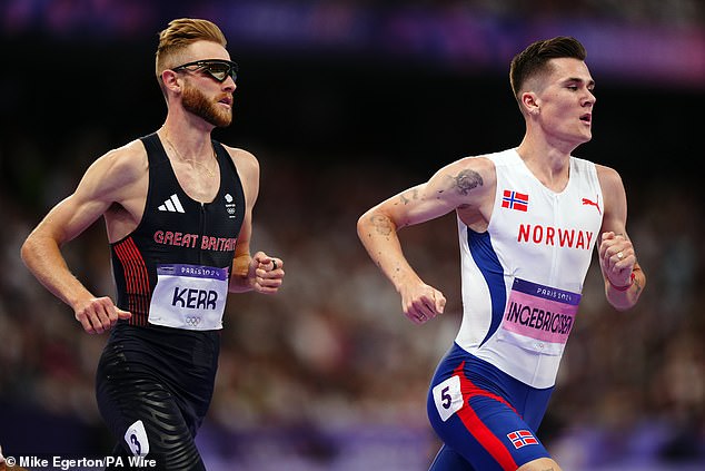 Scotland got the better of Norway in the 1500m final as Kerr finished ahead of Ingebrigtsen