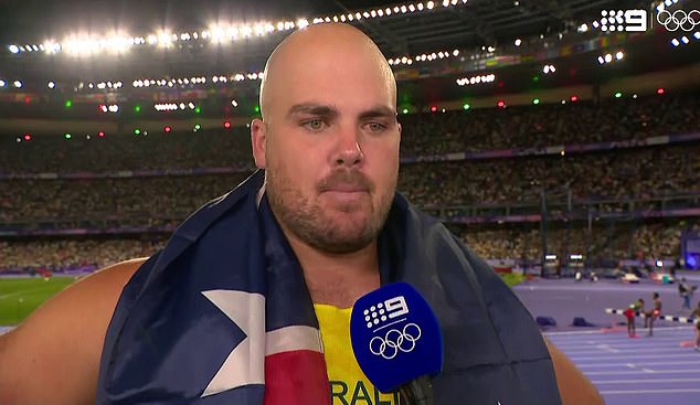 Denny also confirmed he will work towards the Los Angeles Games in 2028 - and then the Brisbane Olympics on home soil four years later