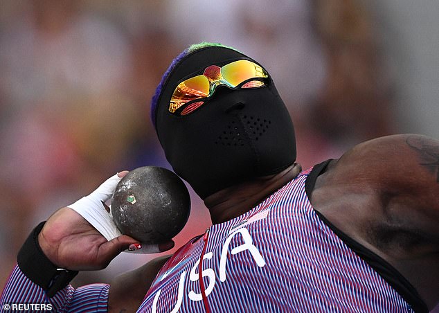 The shot put star - who identifies with they/them pronouns - is competing at a third Olympics in the women's category