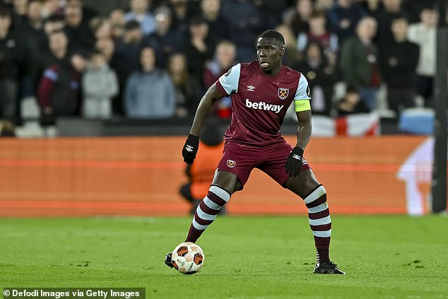 Zouma, who is West Ham's captain has made more than 100 appearances for the Hammers